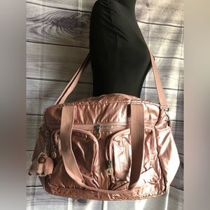 Authentic Kipling Metallic Pink Bag. New Without Tag.